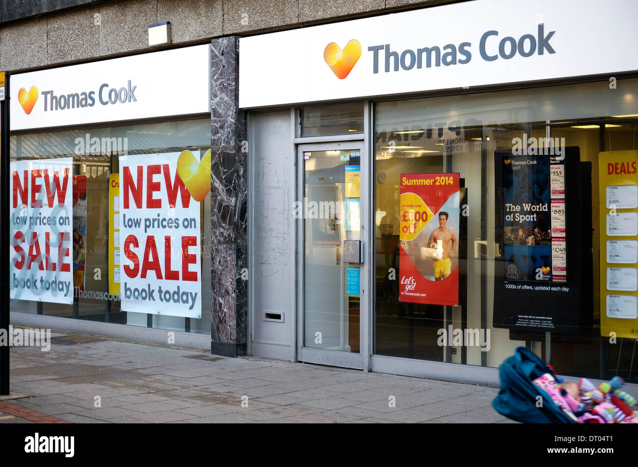 Thomas Cook Urlaub Händler Worthing West Sussex UK Stockfoto