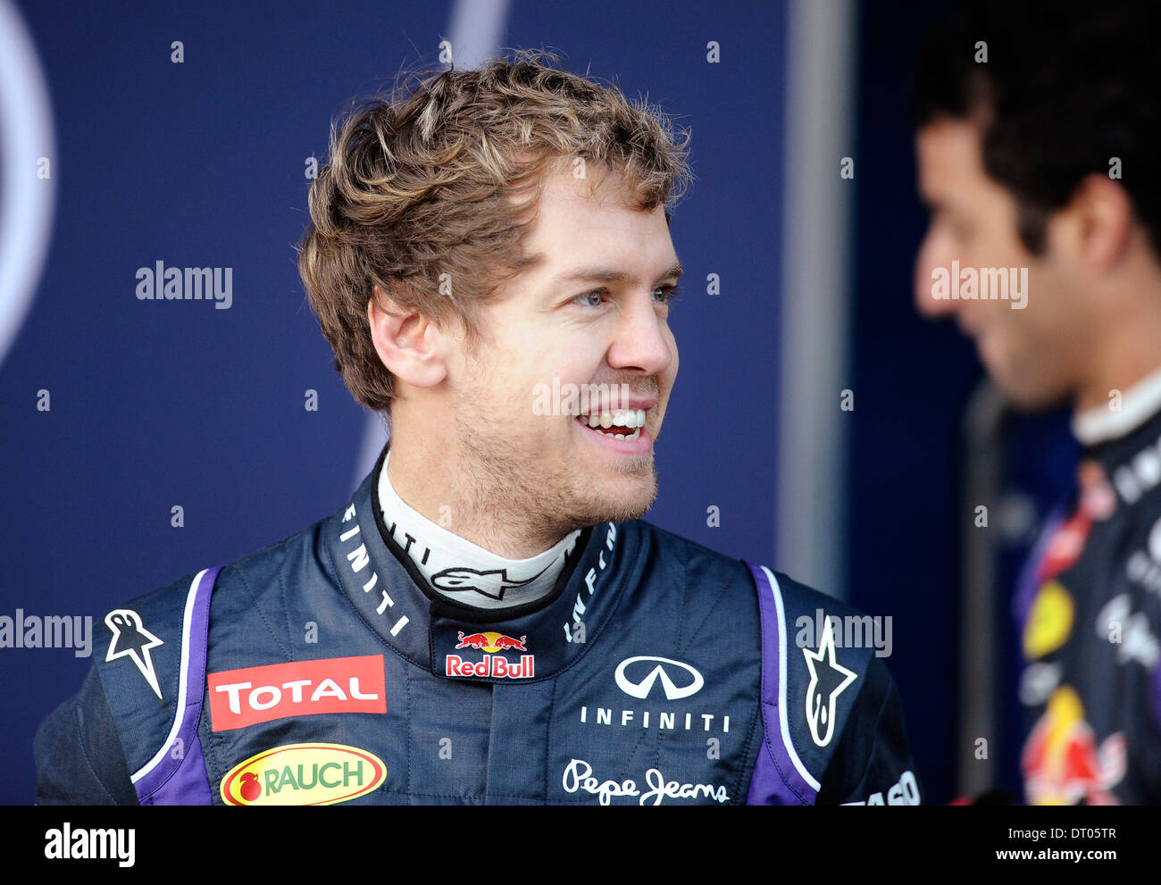 Sebastian Vettel (GER), Red Bull Racing bei Formel 1 Tests in Jerez, Spanien Feb.2014 Stockfoto