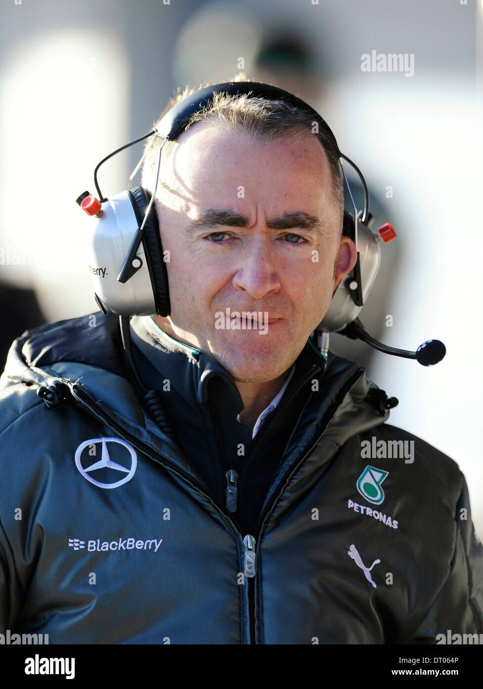 Executive Director Paddy Lowe (GBR), Mercedes bei Formel 1 Tests in Jerez, Spanien Feb.2014 Stockfoto