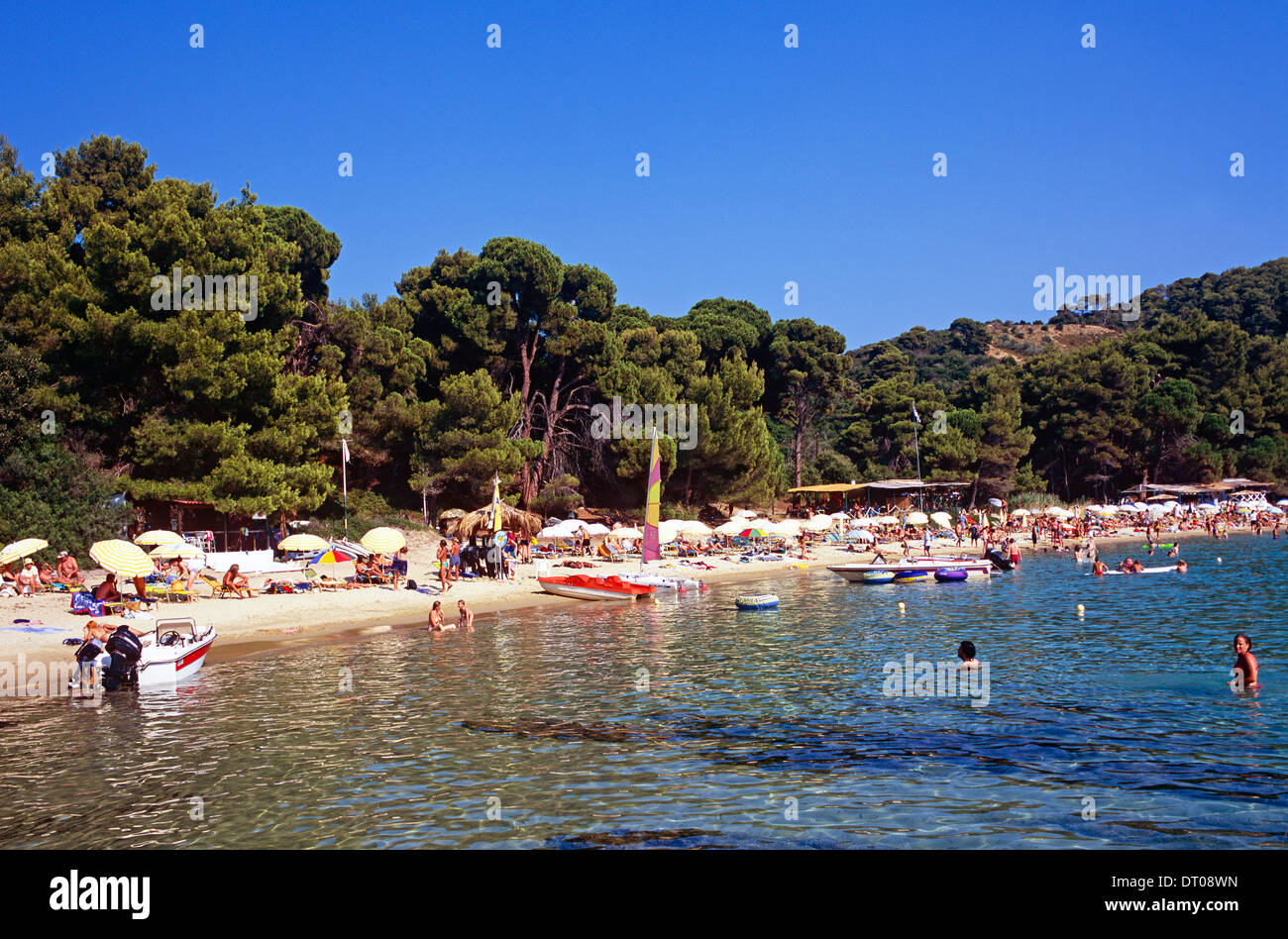 Troulos Beach Skiathos griechische Inseln Griechenland Hellas Stockfoto