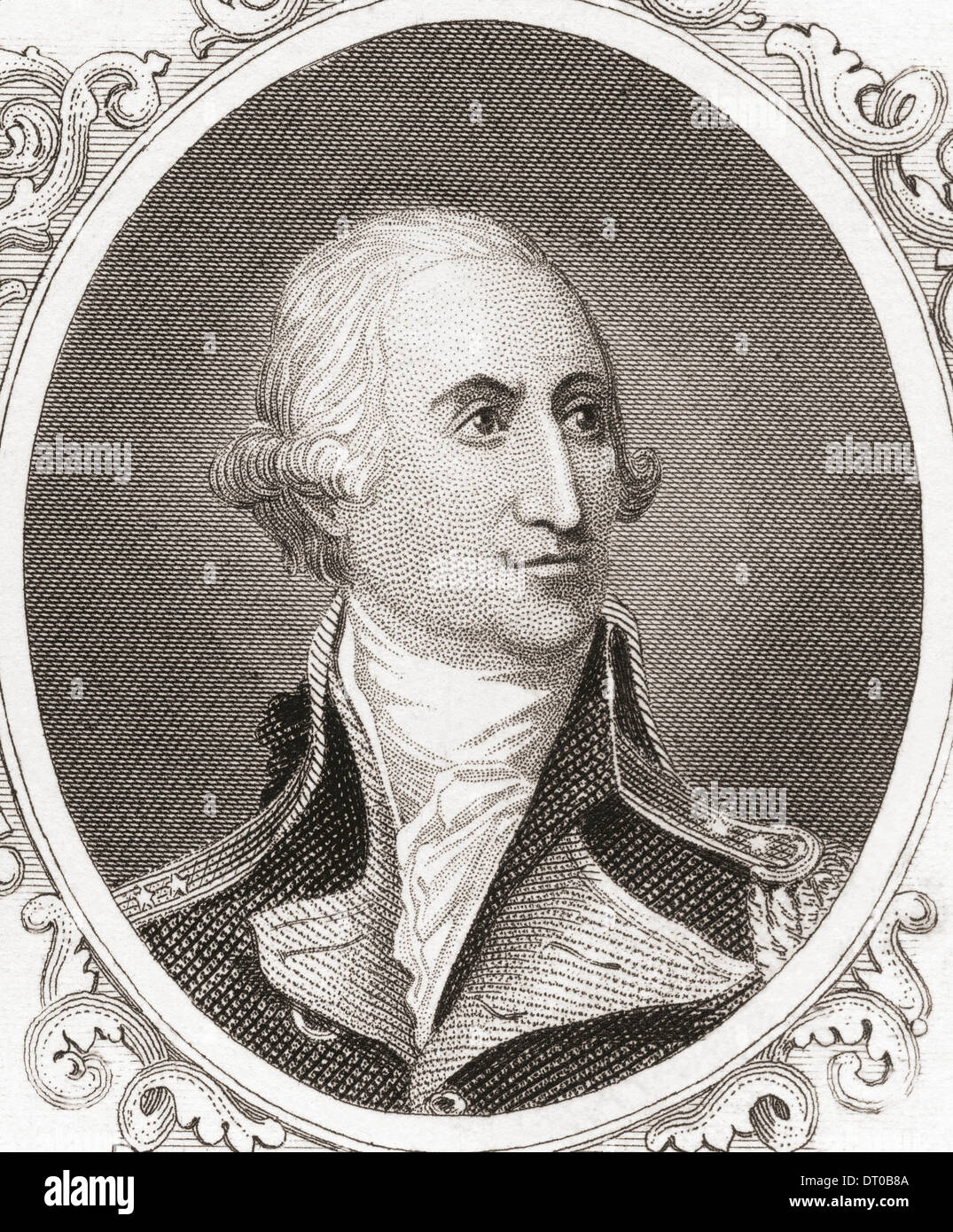 John Peter Gabriel Muhlenberg, 1746 – 1807. US-amerikanischer Geistlicher, Politiker und Soldat der Kontinentalarmee Stockfoto