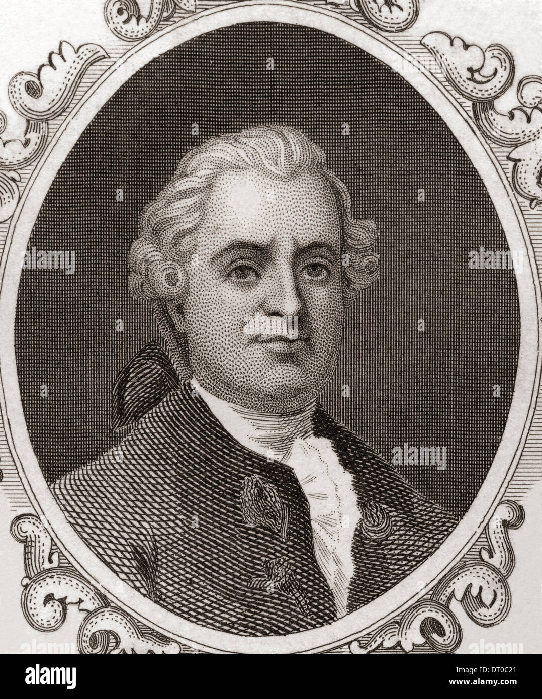 Charles Gravier, Comte de Vergennes, 1717 – 1787. Französischer Staatsmann und Diplomat. Stockfoto