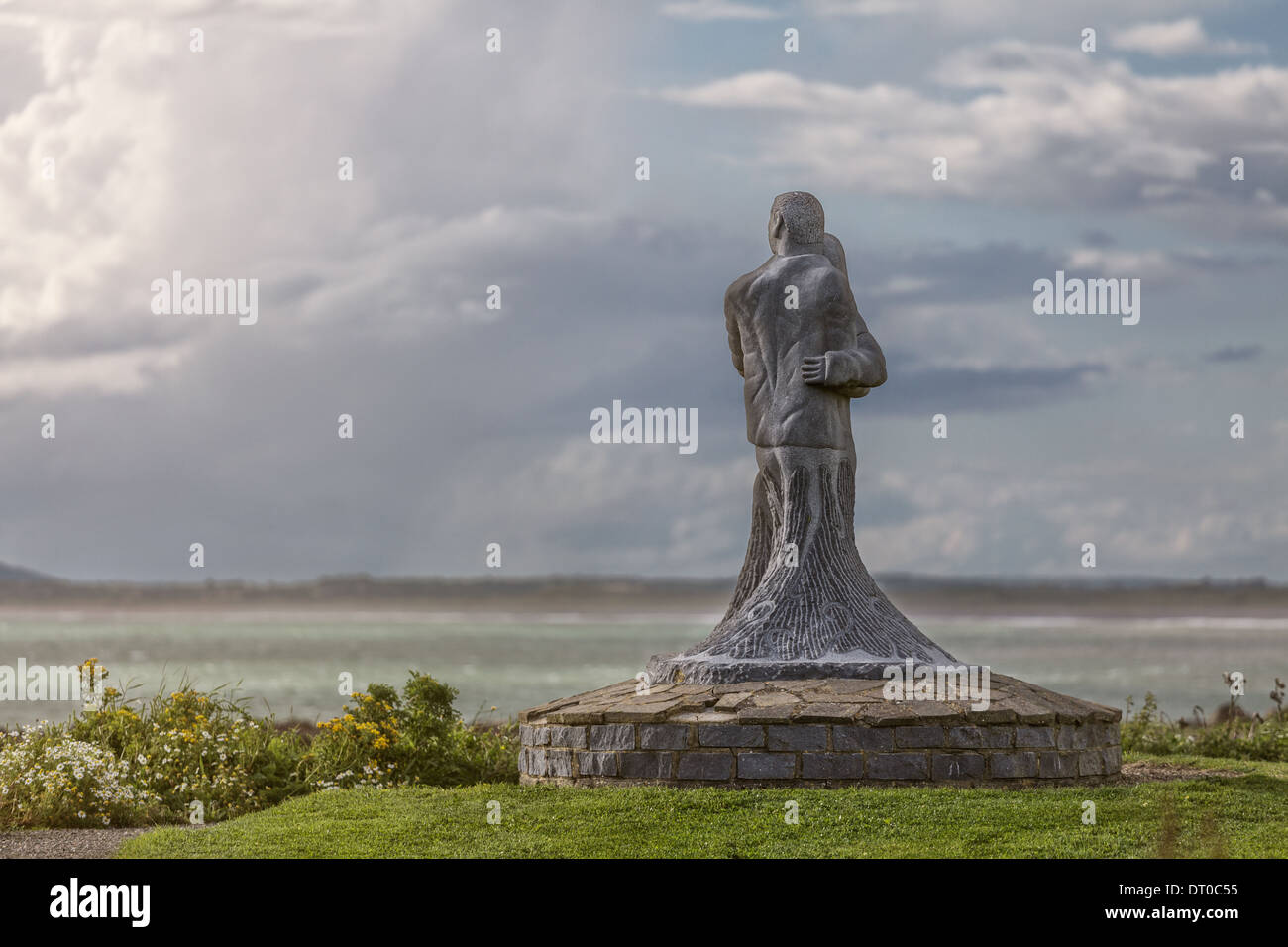 Die mahnwache Skulptur an Kilmore Quay, Co Wexford, Republik von Irland Stockfoto