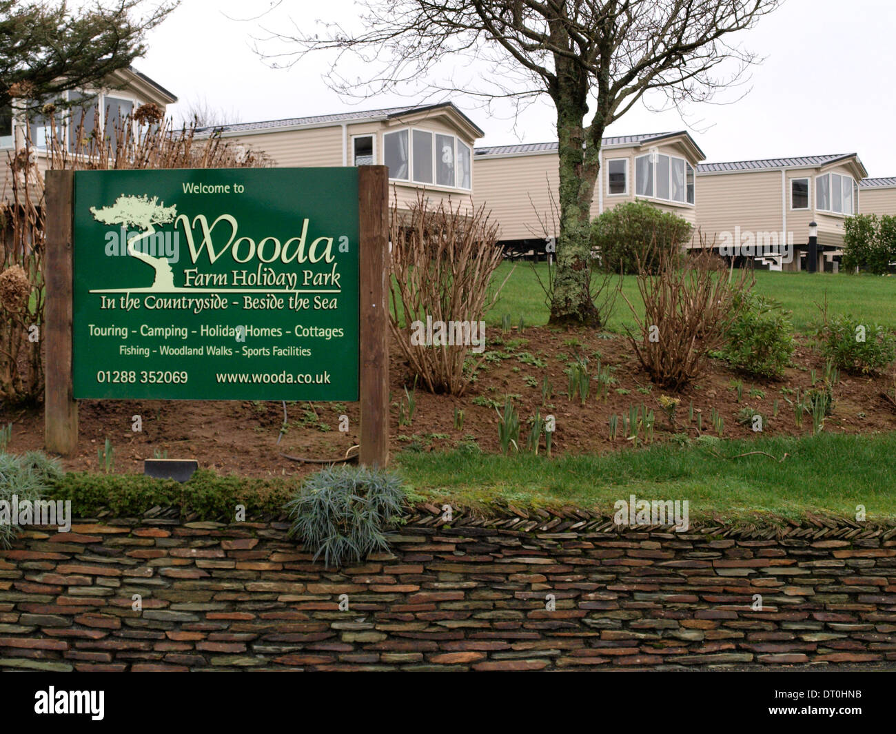 Wooda Farm Holiday Park, Bude, Cornwall, UK Stockfoto