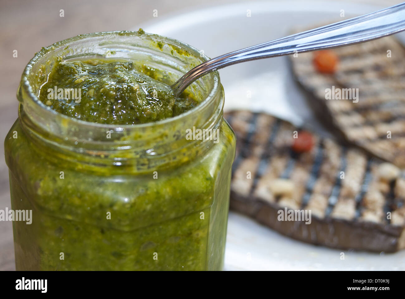 Genueser pesto Stockfoto