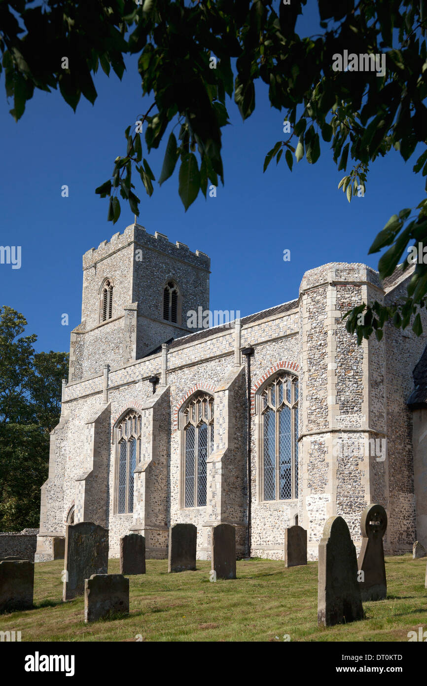 St. Johann Kirche, Toynbee, Norfolk Stockfoto