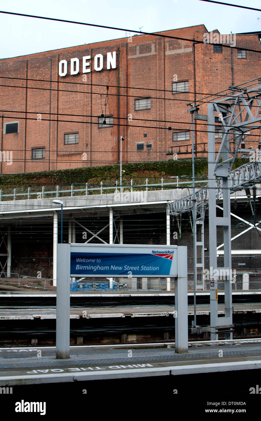 Street Station und das Odeon Neubau, Birmingham, UK Stockfoto