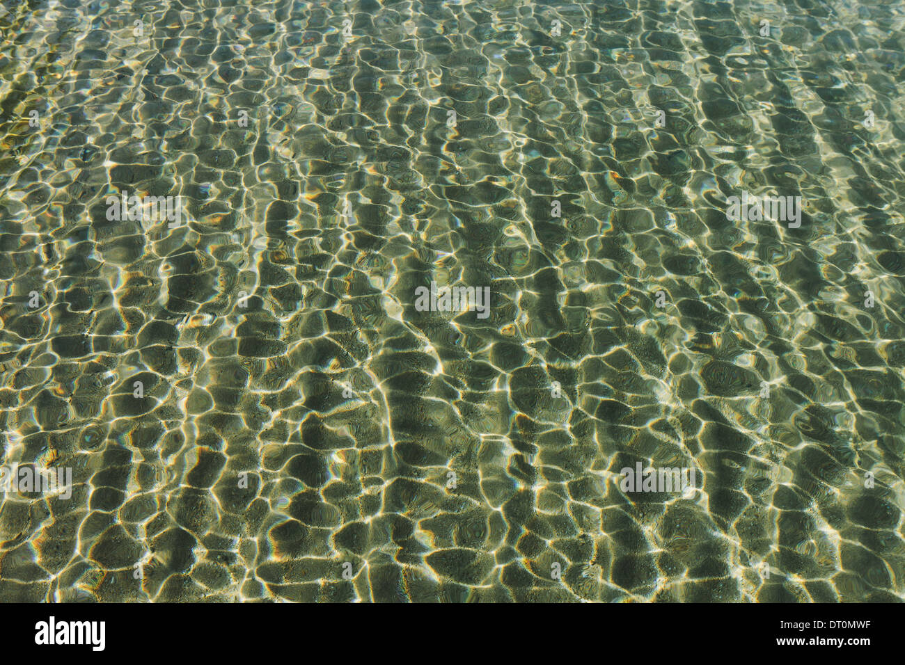 Kalifornien USA Licht reflektiert von der Oberfläche, das Plätschern des Wassers Stockfoto