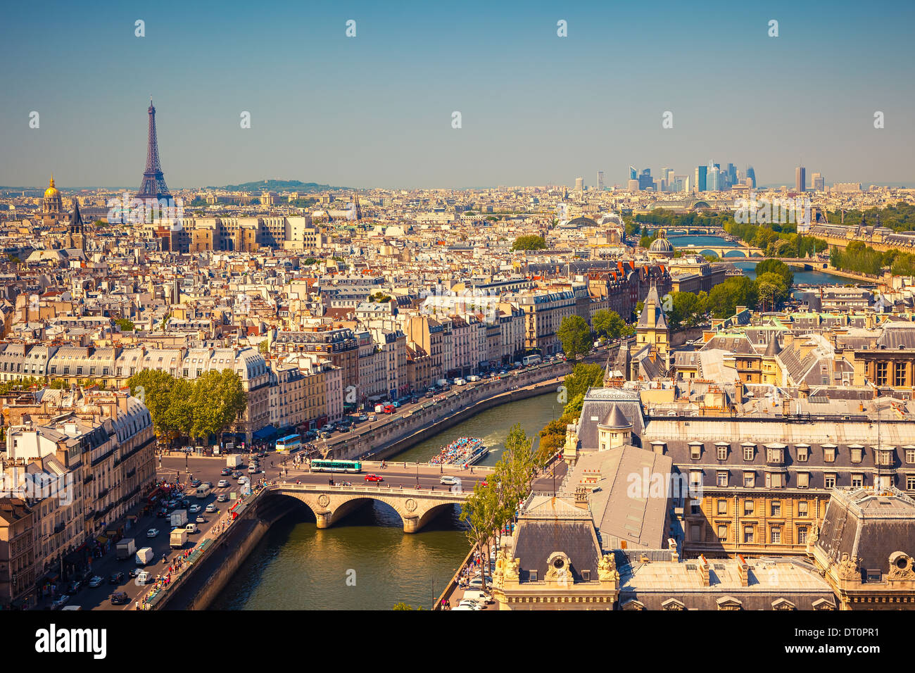 Blick auf Paris Stockfoto