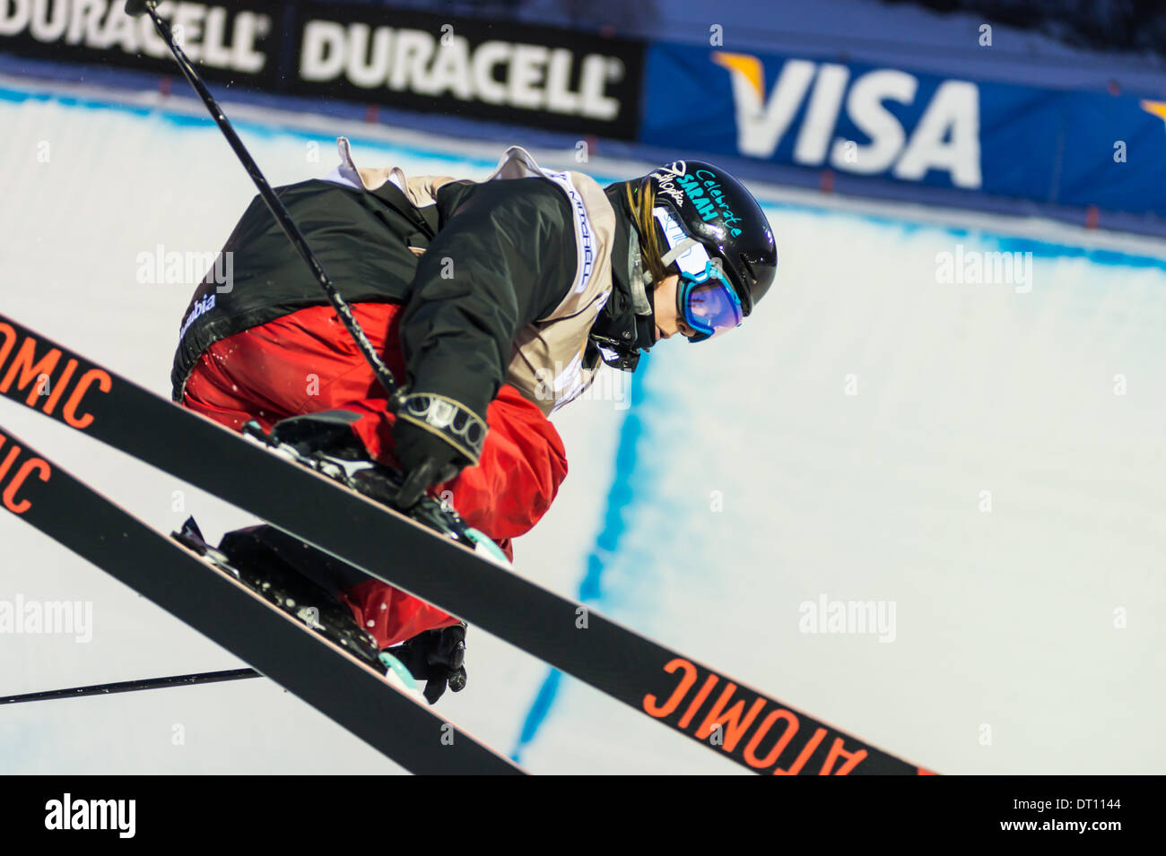 US-Grand Prix Freeskiing, Park City Mountain Resort, Park City, Utah, 2014 Stockfoto