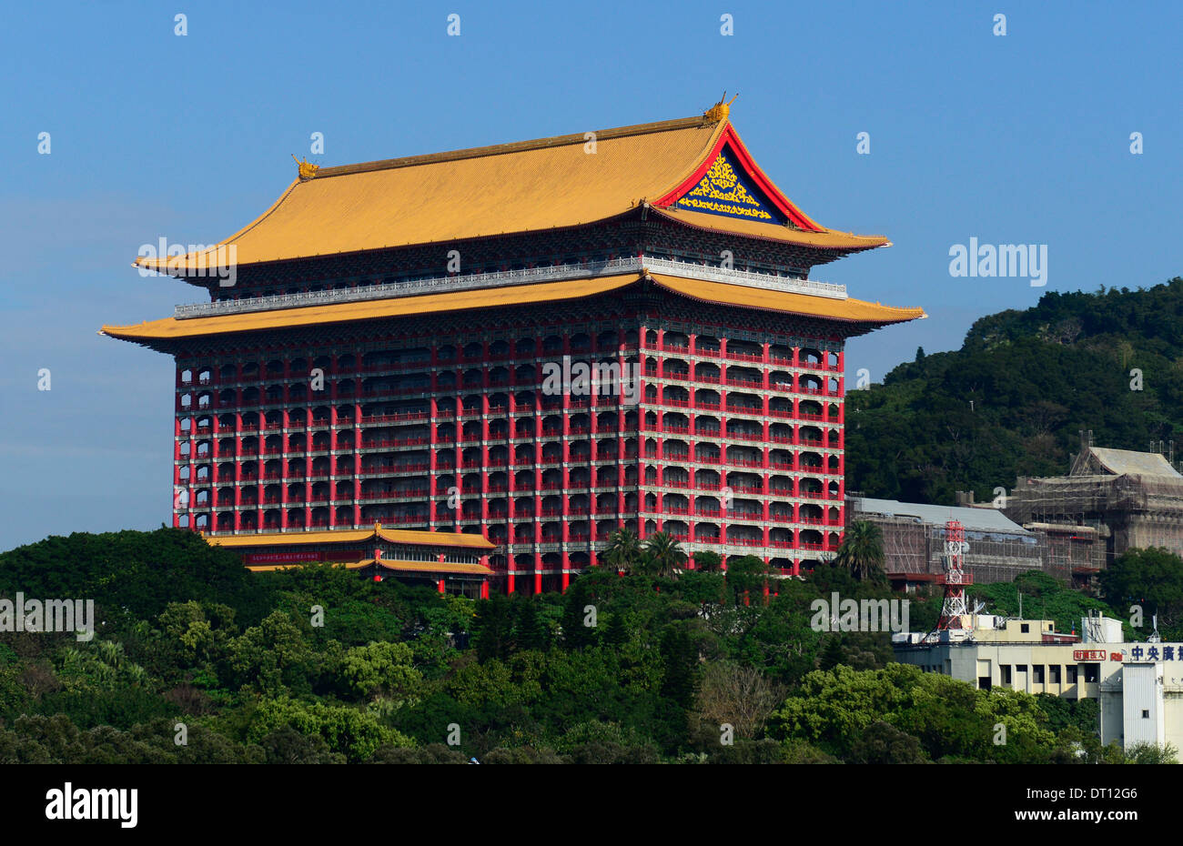 Das Grand Hotel in Taipei, Taiwan. Stockfoto