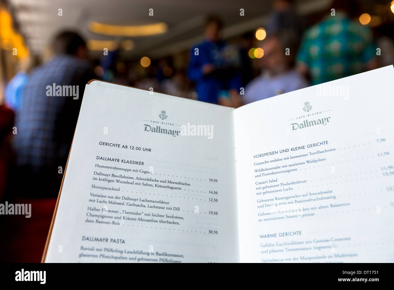 Menu In German Speisekarte In Stockfotos Und Bilder Kaufen Alamy
