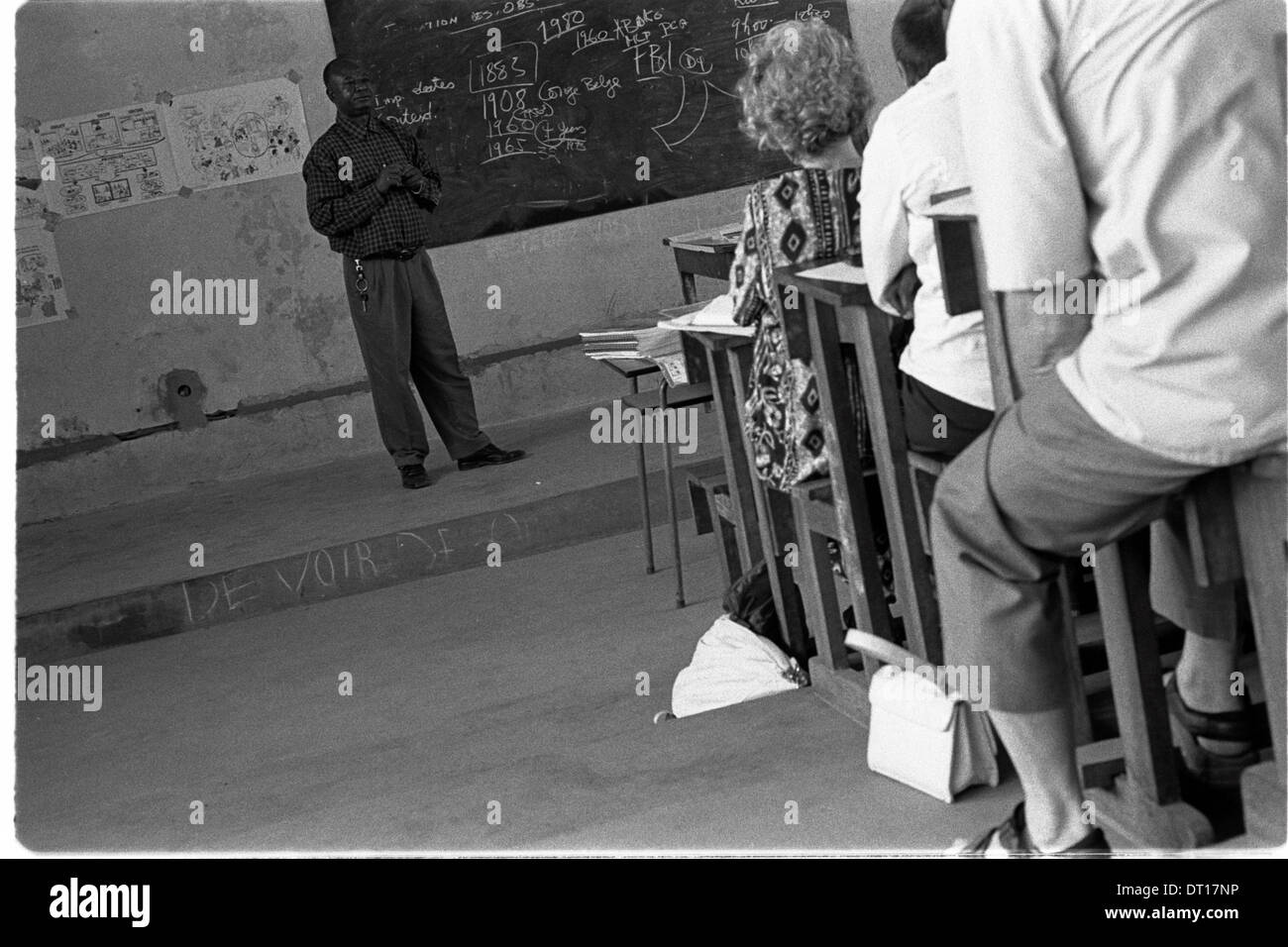 ipjr10610212 Juli 2006 Kinshasa Kongo Libres et Justes (freie und faire) Beobachter Bildung Klassen, die Stockfoto