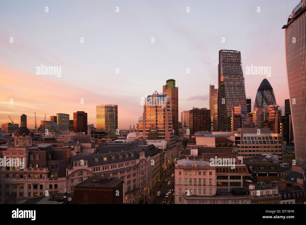 Stadtansichten London, City of London 2013, London, Vereinigtes Königreich. Architekt: verschiedene, 2013. London Sehenswürdigkeiten Stadtpanorama. Stockfoto