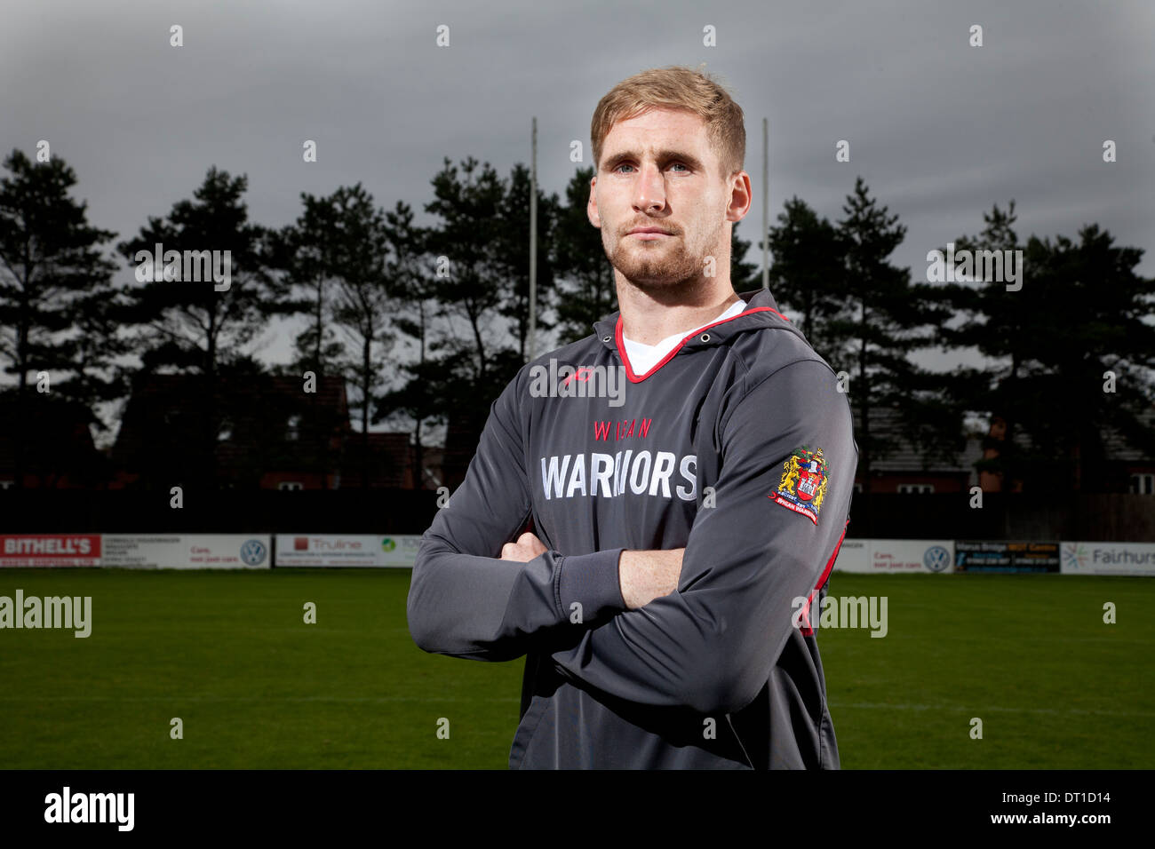 Sam Tomkins, Rugby League Football-Spieler, New Zealand Warriors Stockfoto