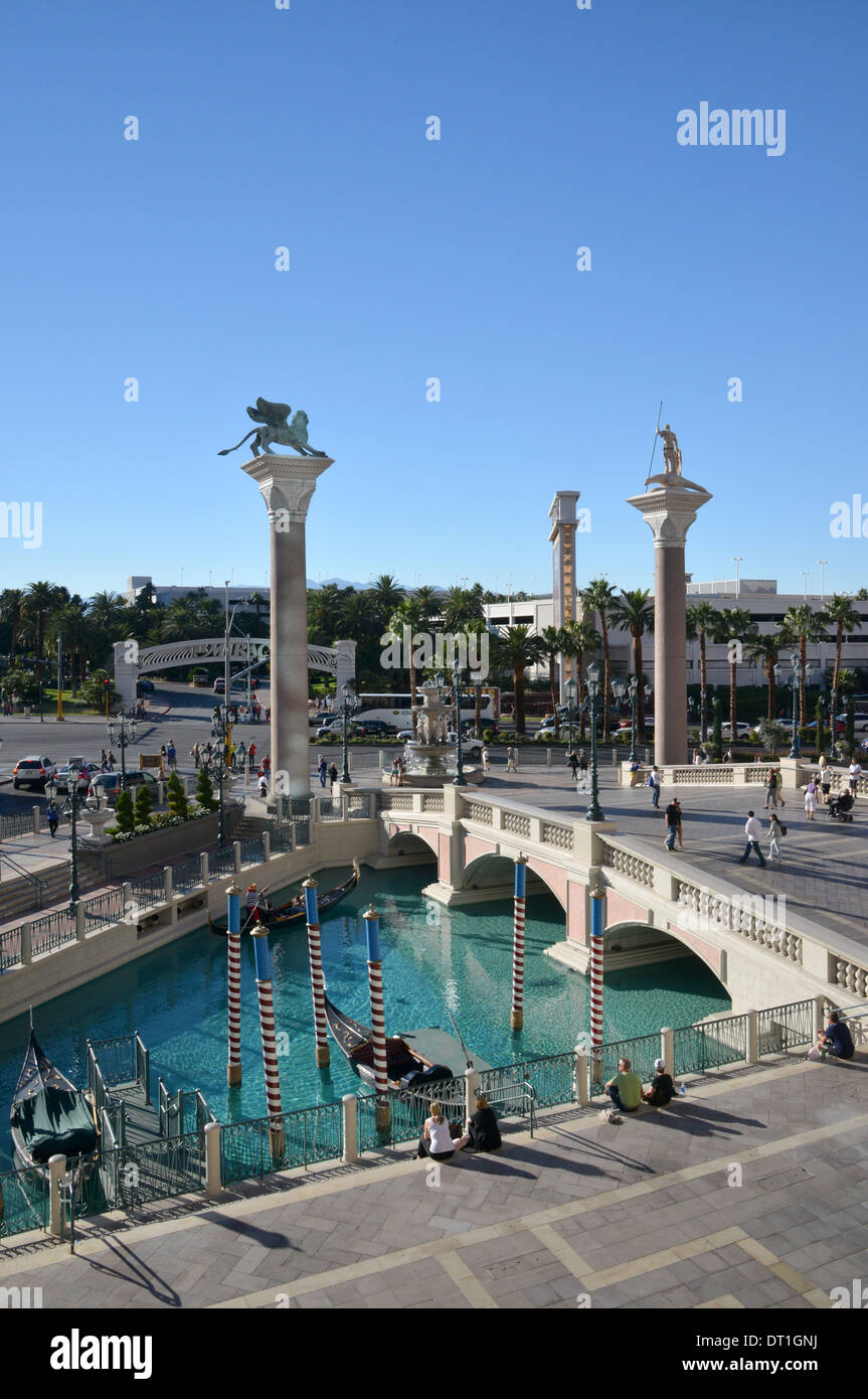 Das Venetian Resorthotel in Las Vegas Stockfoto