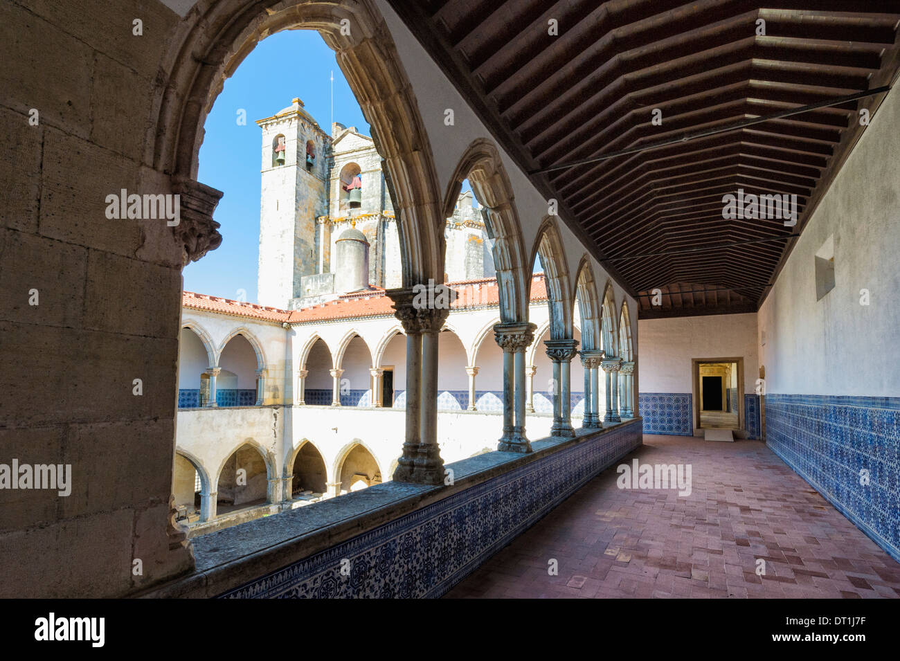 Kloster des Ordens Christus, UNESCO-Weltkulturerbe, Tomar, Ribatejo, Portugal, Europa Stockfoto