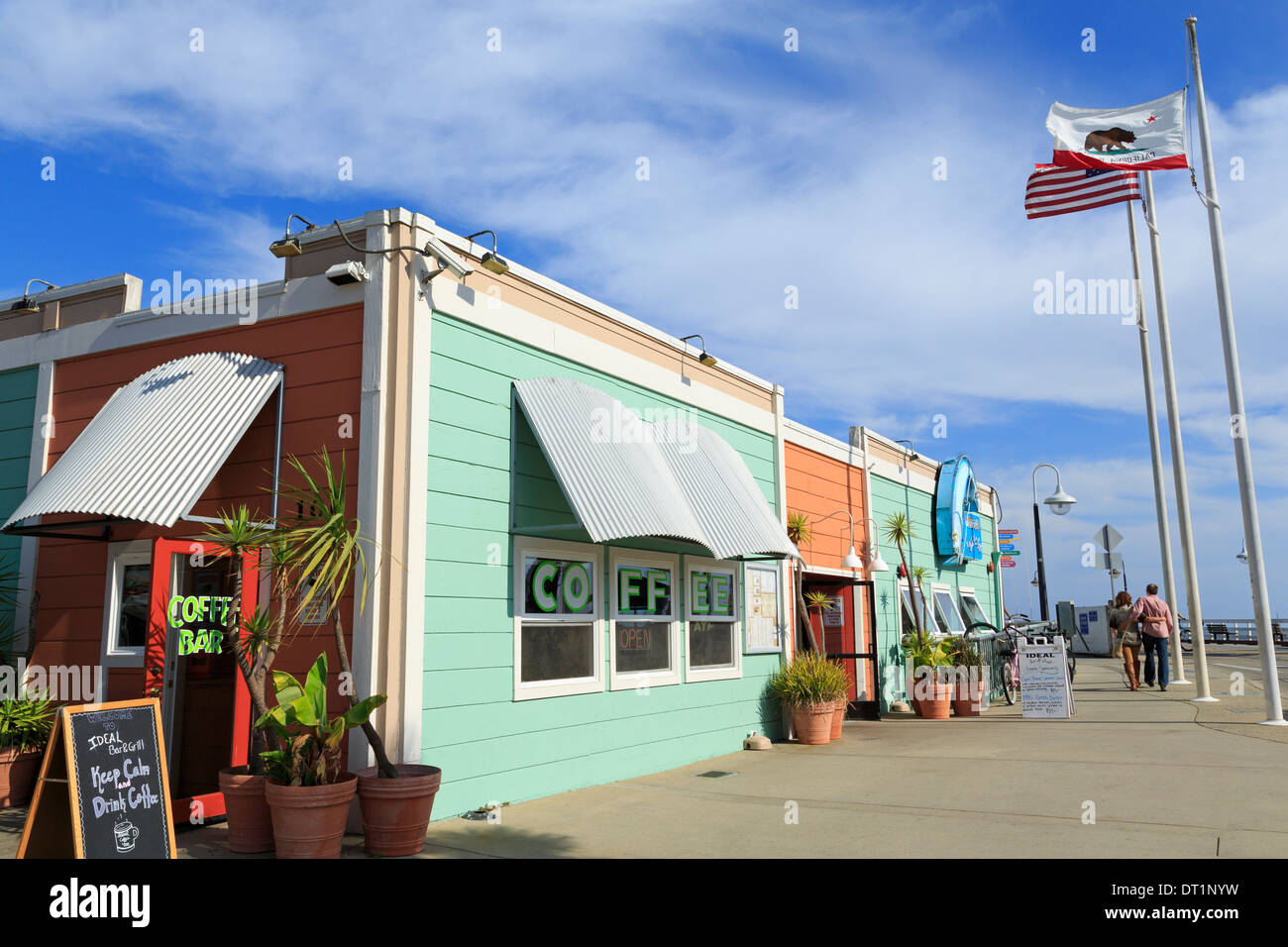 Municipal Wharf, Santa Cruz, Kalifornien, Vereinigte Staaten von Amerika, Nordamerika Stockfoto