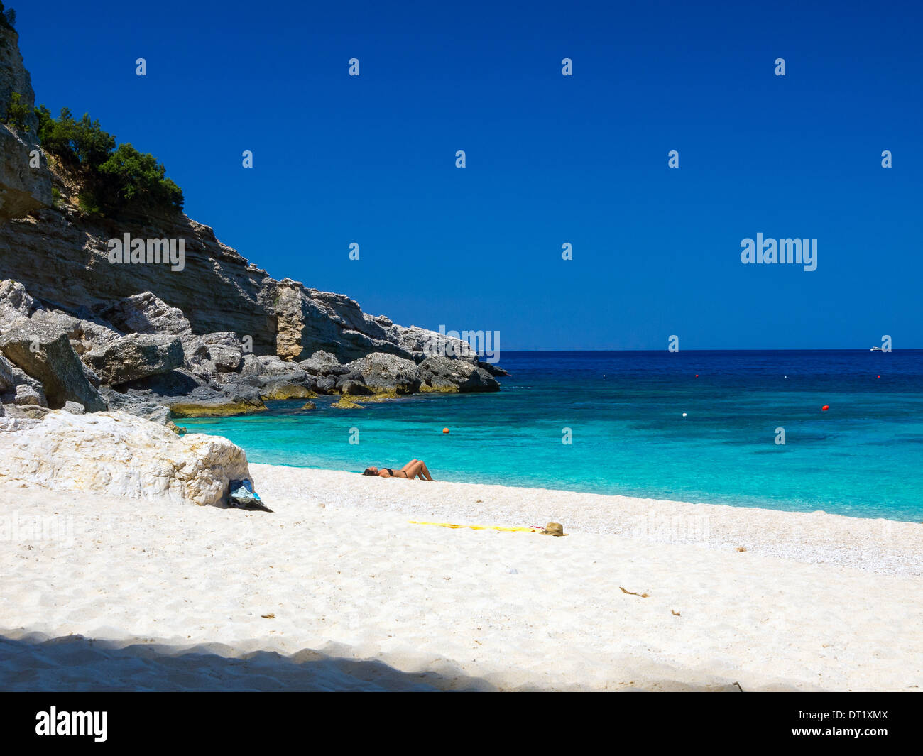 Landschaft der Bucht von liebenden Stockfoto