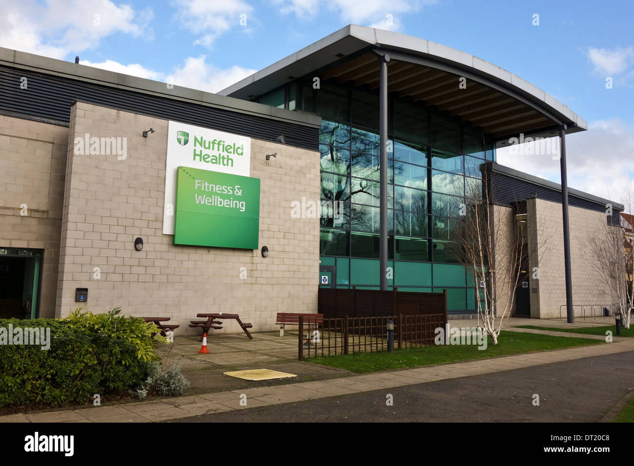 Nuffield Health Club Turnhalle Norwich Stockfoto