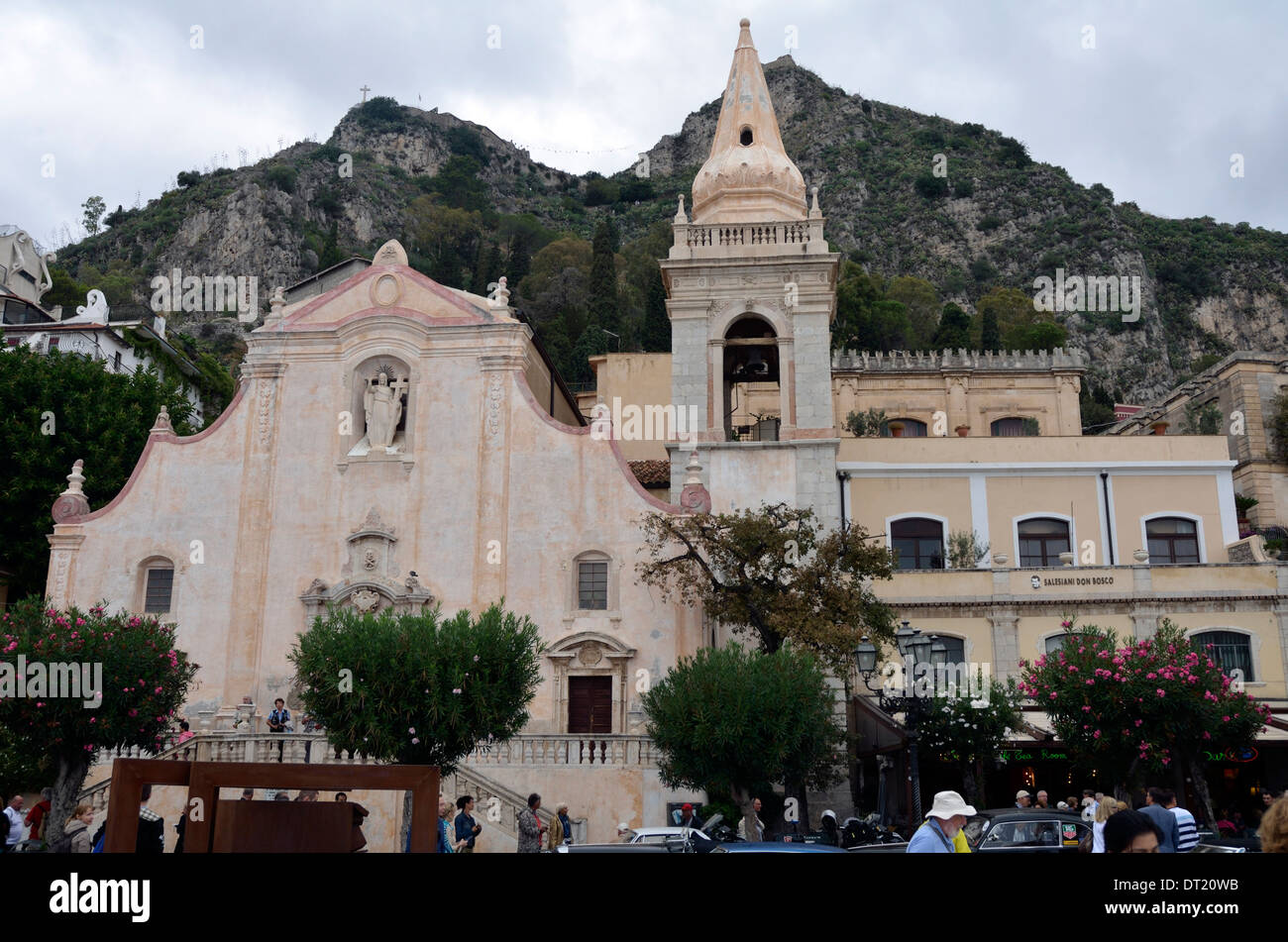 Kirche von San Giuseppe, Piazzo IX April, Taormina, Provinz Messina, Sizilien, Italien, Europa Stockfoto