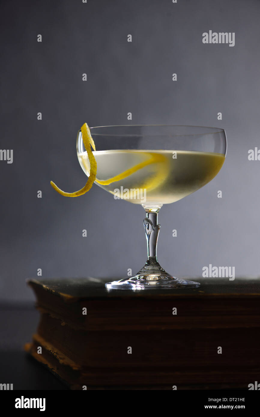 Vesper Martini - James Bond Drink Stockfoto