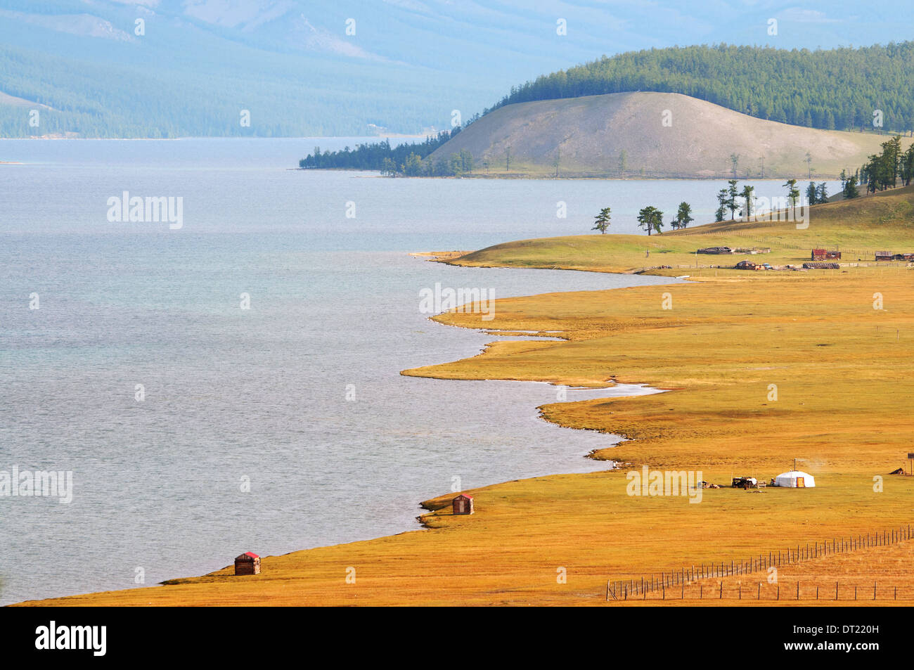 Hovsgol - größte See in der Mongolei Stockfoto