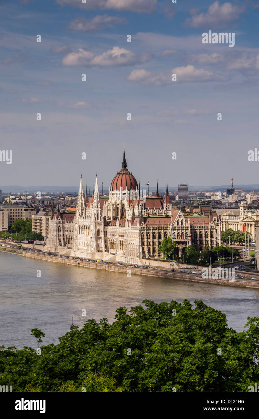 Ungarischen Parlamentsgebäude, Budapest Stockfoto