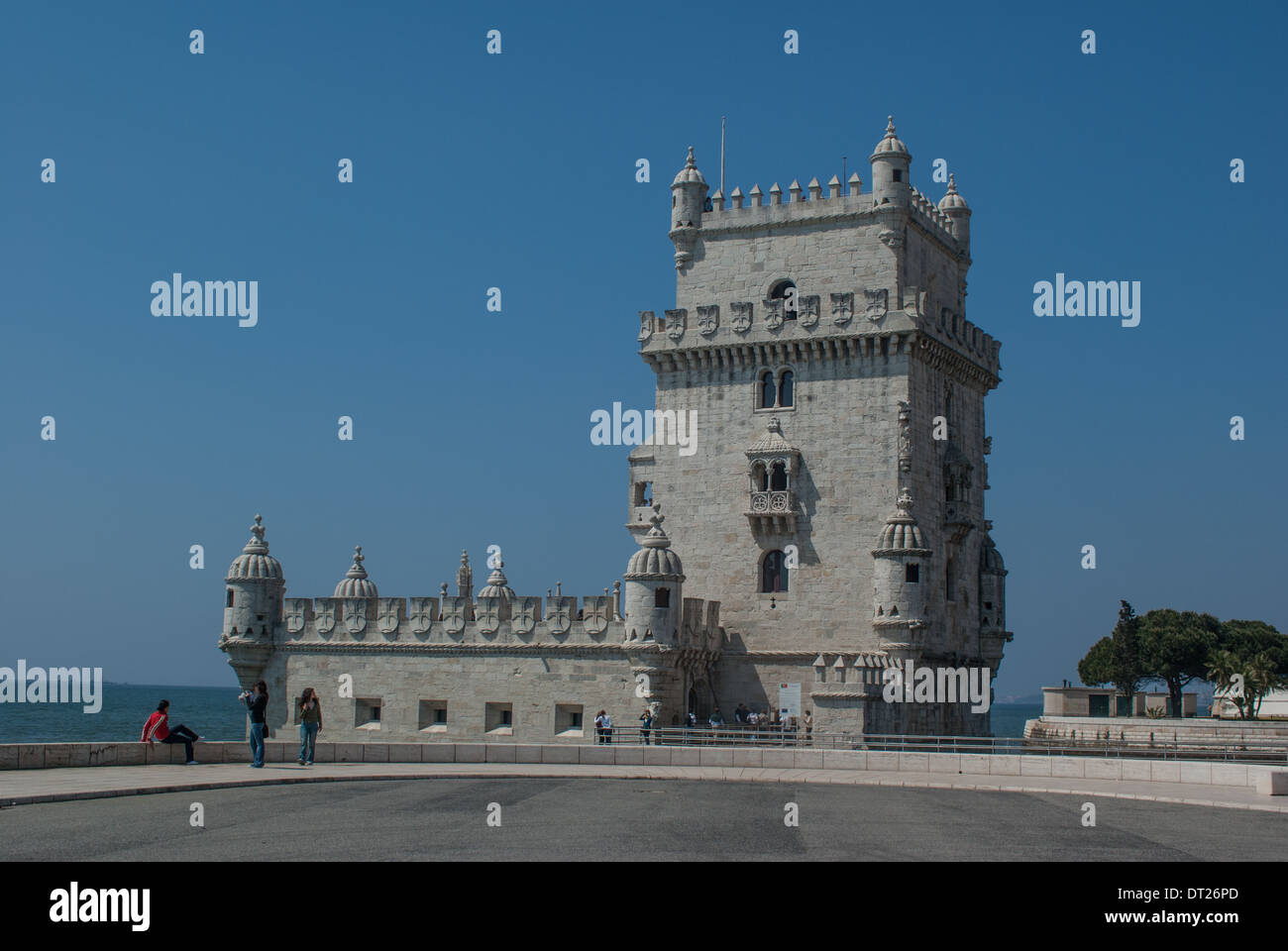 Turm von Belem.  Lissabon Stockfoto