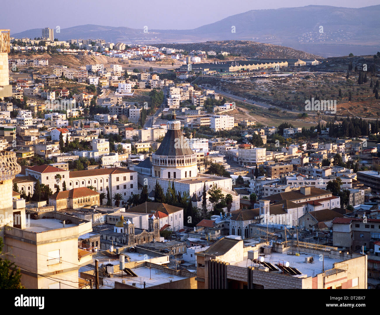 Skyline der Stadt von Nazareth-Israel-Nahost Stockfoto