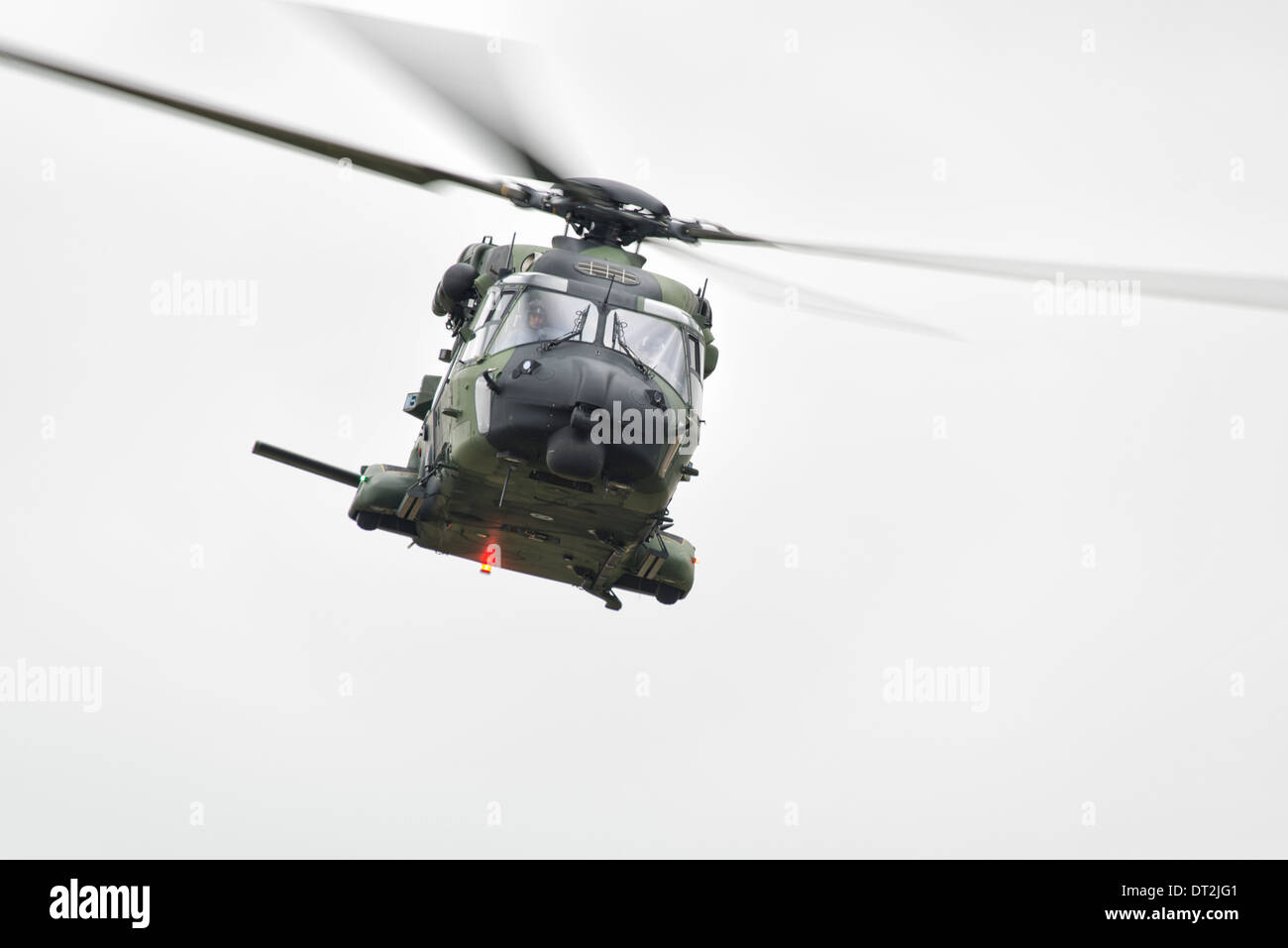 Finnische Luftwaffe NH90 von NH INdustries zeigt an RAF Fairford während 2013 Royal International Air Tattoo. Stockfoto