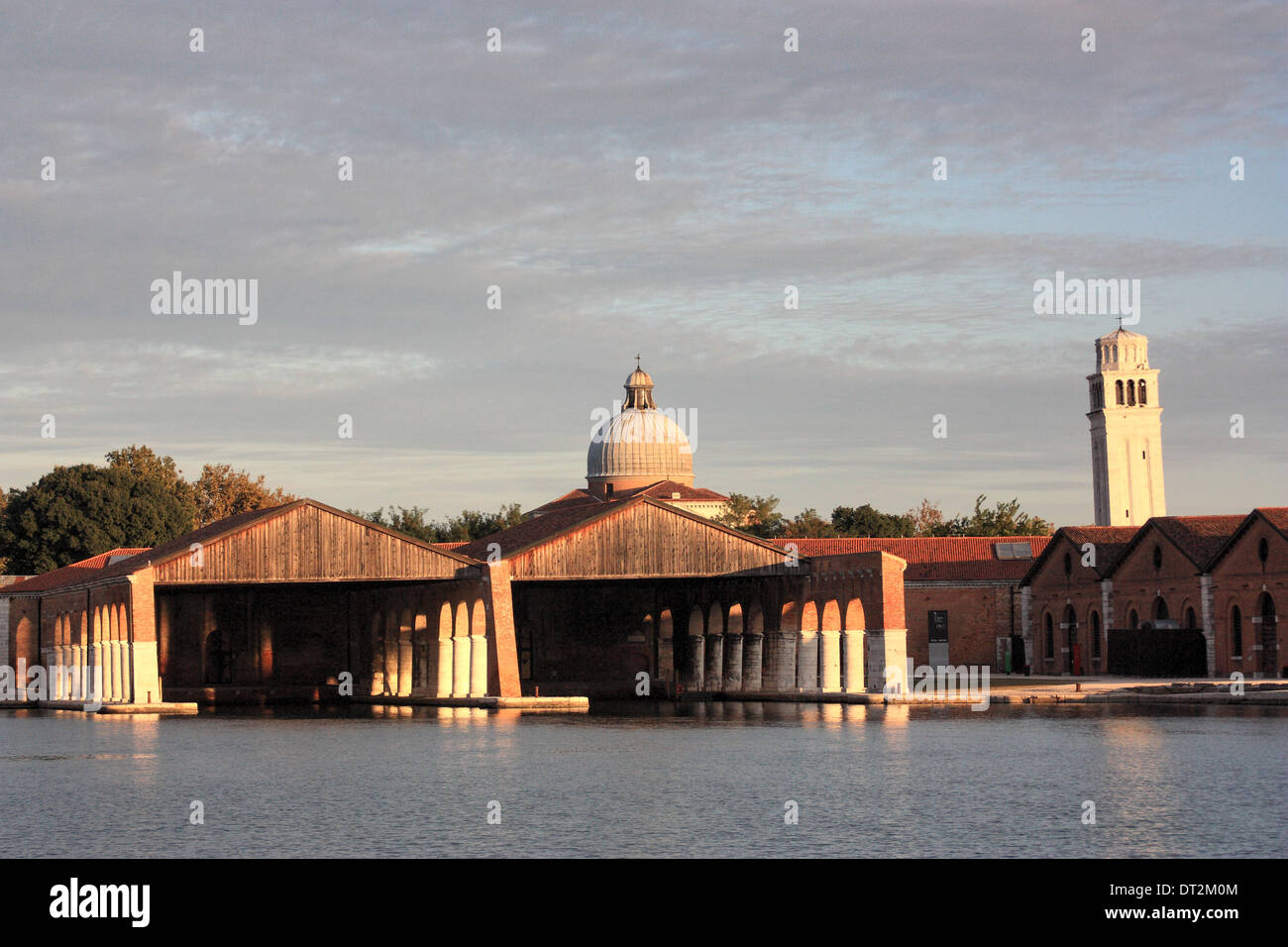 Le Gaggiandre all'Arsenale. Die alten venezianischen Werft Arsenale Stockfoto