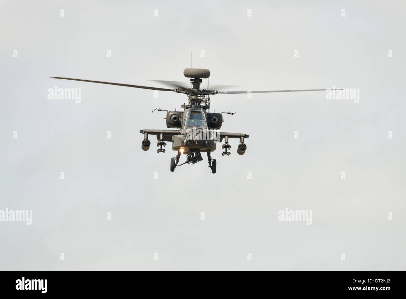 Boeing Westland Apache AH.1 Hubschrauber von der British Army Air Corps zeigt am 2013 Royal International Air Tattoo Stockfoto