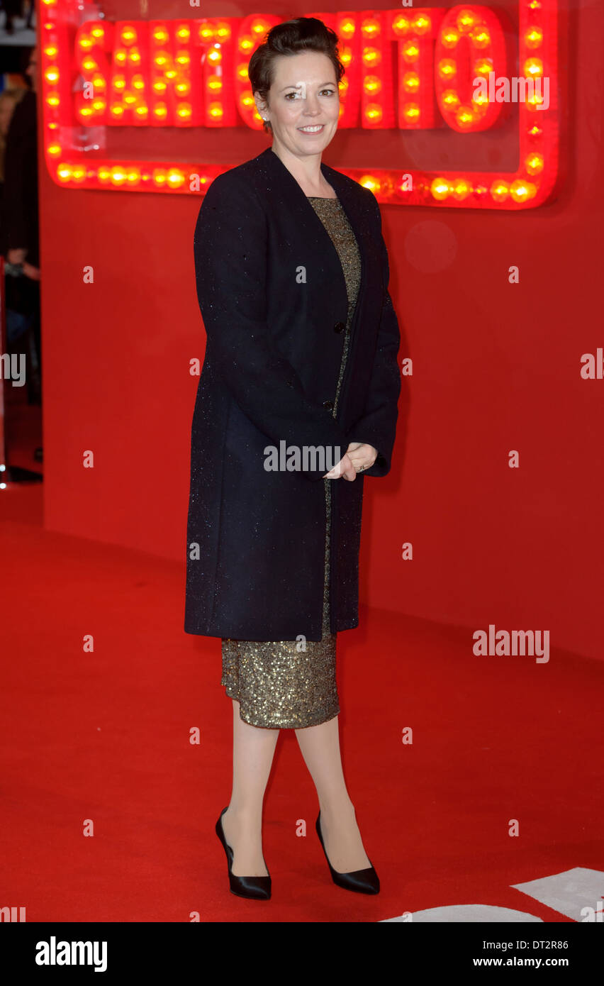 Olivia Colman kommt für die Welt Premiere des kubanischen Wut, im zentralen Londoner Kino, London. Stockfoto