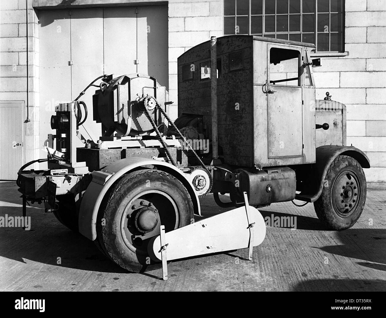 Spezielle Traktor 1946 Scammell Chain Drive Stockfoto