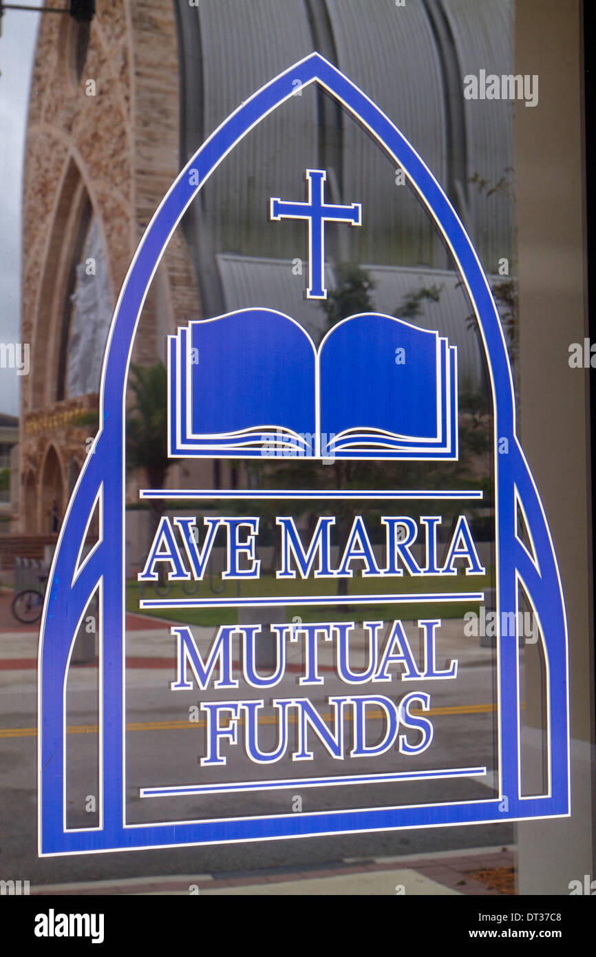 Florida Ave Maria, religiöse geplante Gemeinschaft, Investmentfonds, Investitionen, Besucher reisen Reise Reise touristischer Tourismus Wahrzeichen, Kultur Cultu Stockfoto