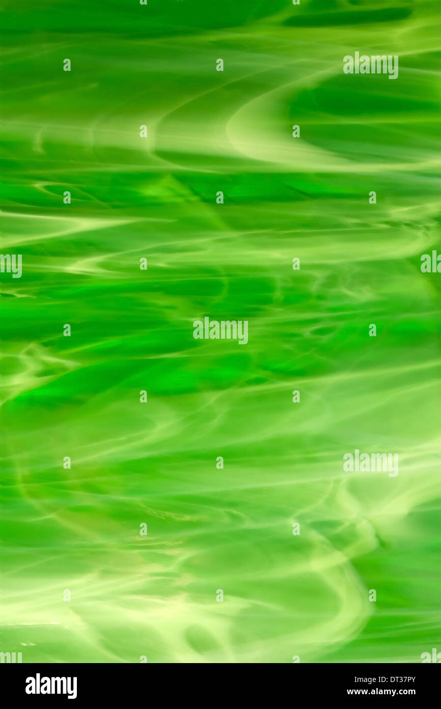 Hintergrundtextur mit grünem Glas Muster Stockfoto