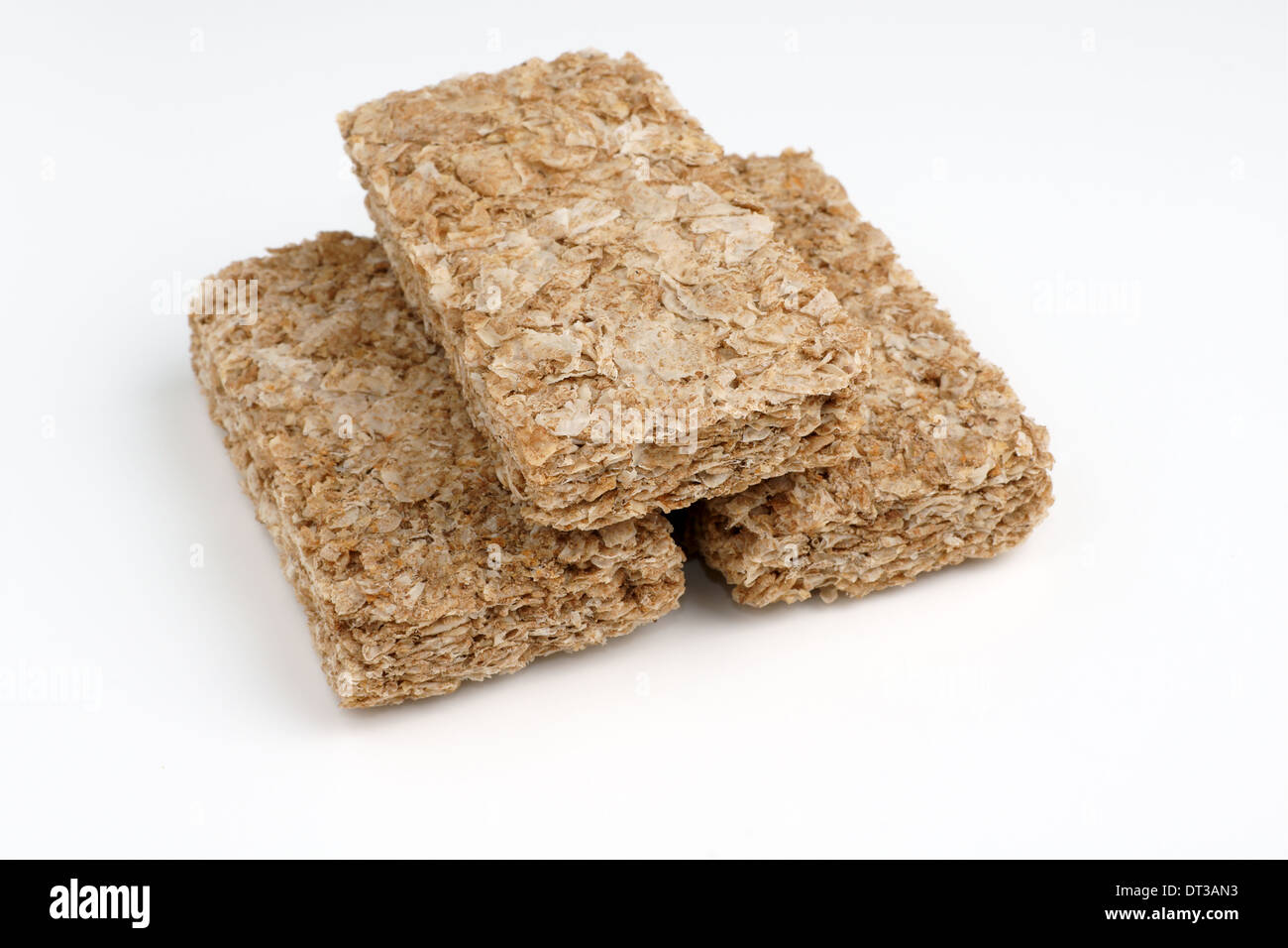 Vollkorn-Weizen-Kekse-Frühstücks-Cerealien Stockfoto