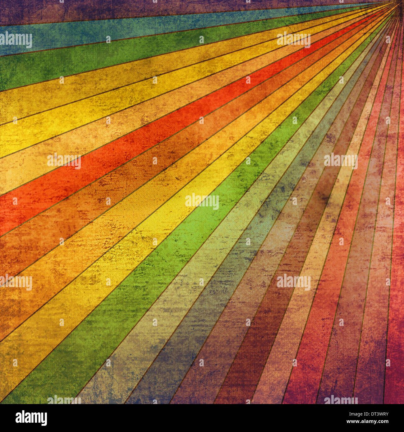 Abstrakte vintage Hintergrund in Regenbogenfarben Stockfoto