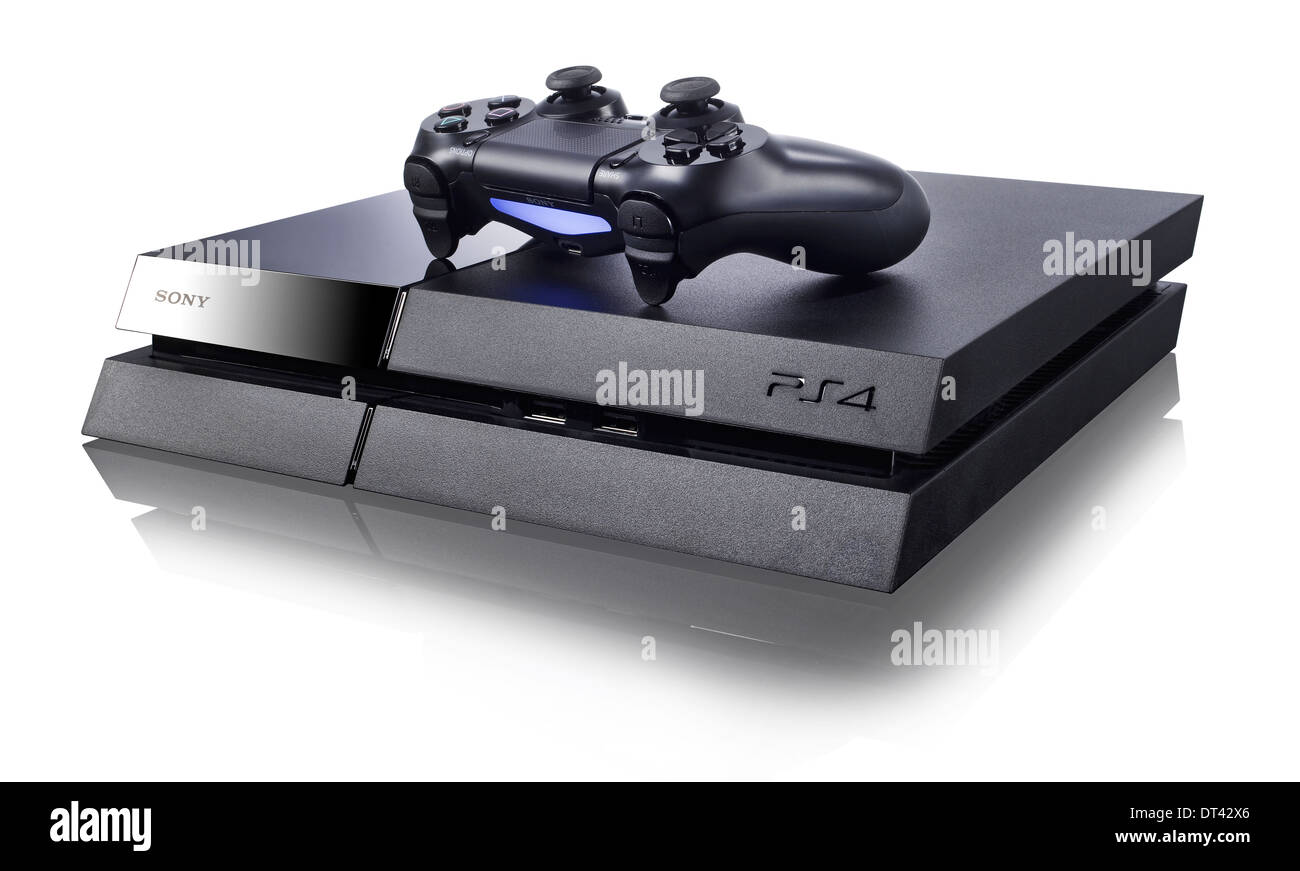 Sony Playstation 4 Videospiel-Konsole Stockfoto
