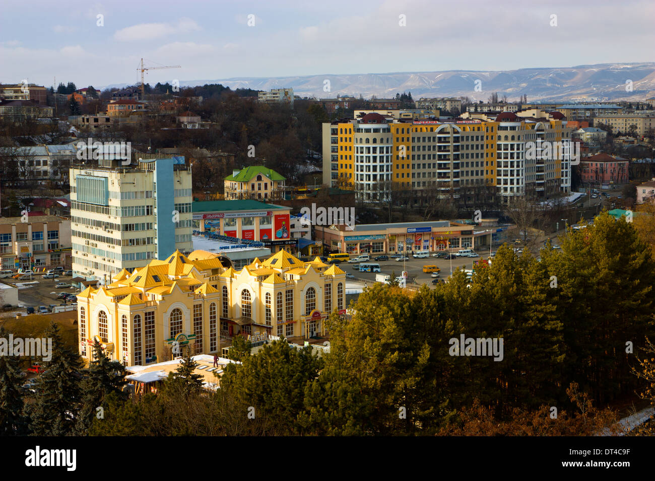 Business-Zentren der Stadt Kislowodsk Stockfoto