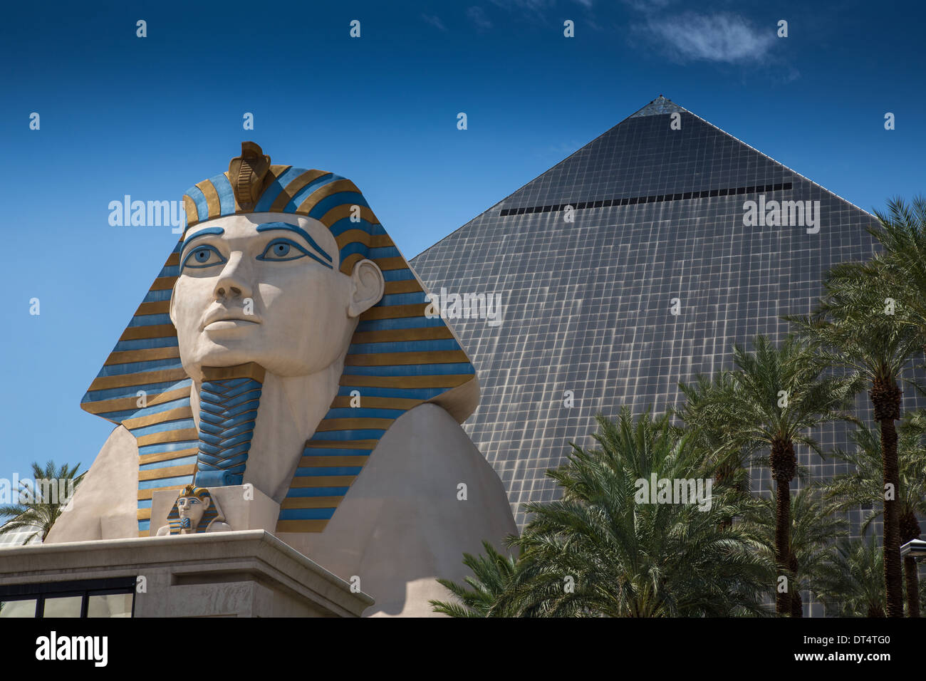 Die Sphinx, Luxor, Las Vegas Boulevard, dem Strip, Las VegasLuxor, Las Vegas Boulevard, Strip, Las Vegas, Nevada, USA Stockfoto