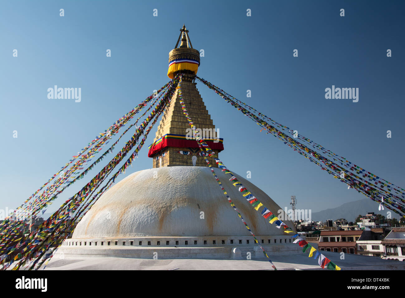 Bodhnath Stupa, Kathmandu, Nepal Stockfoto