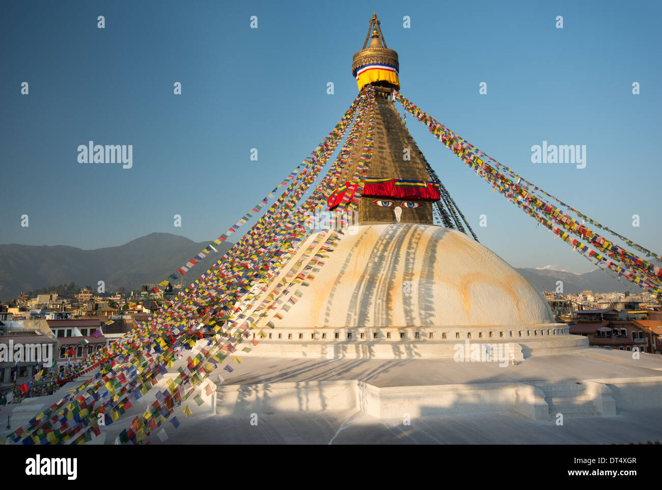 Bodhnath Stupa, Kathmandu, Nepal Stockfoto