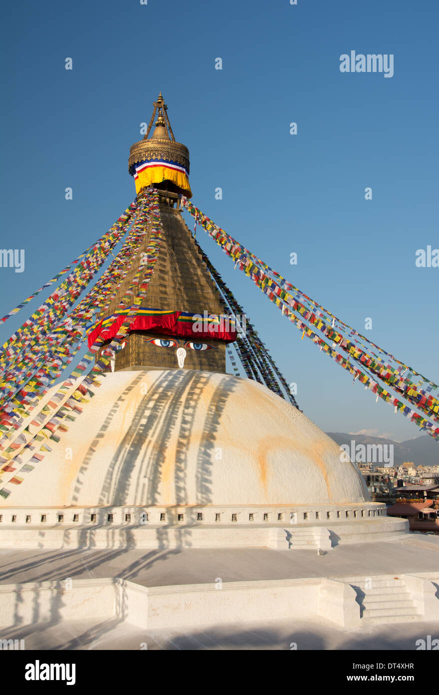 Bodhnath Stupa, Kathmandu, Nepal Stockfoto