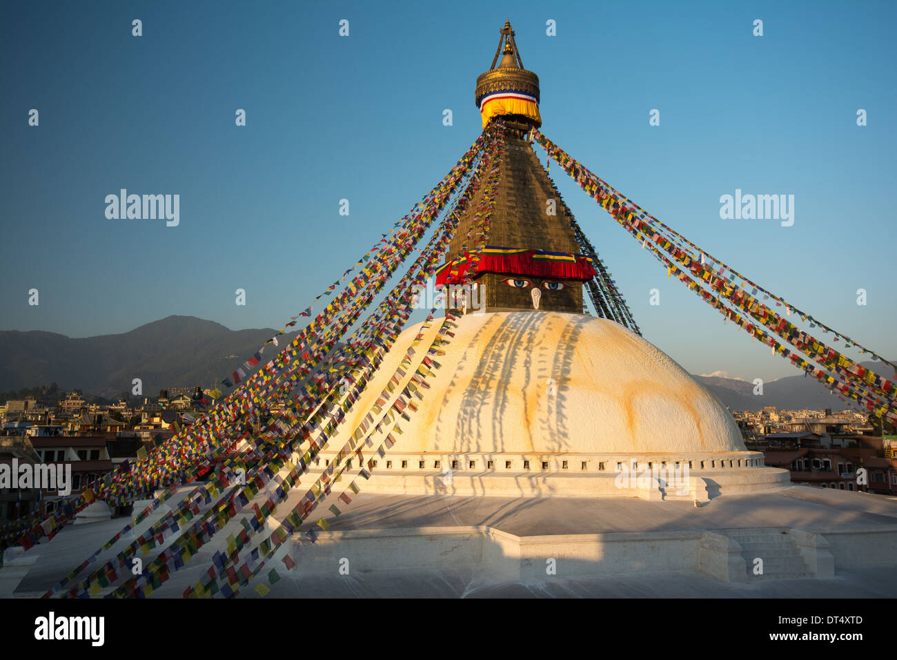 Bodhnath Stupa, Kathmandu, Nepal Stockfoto