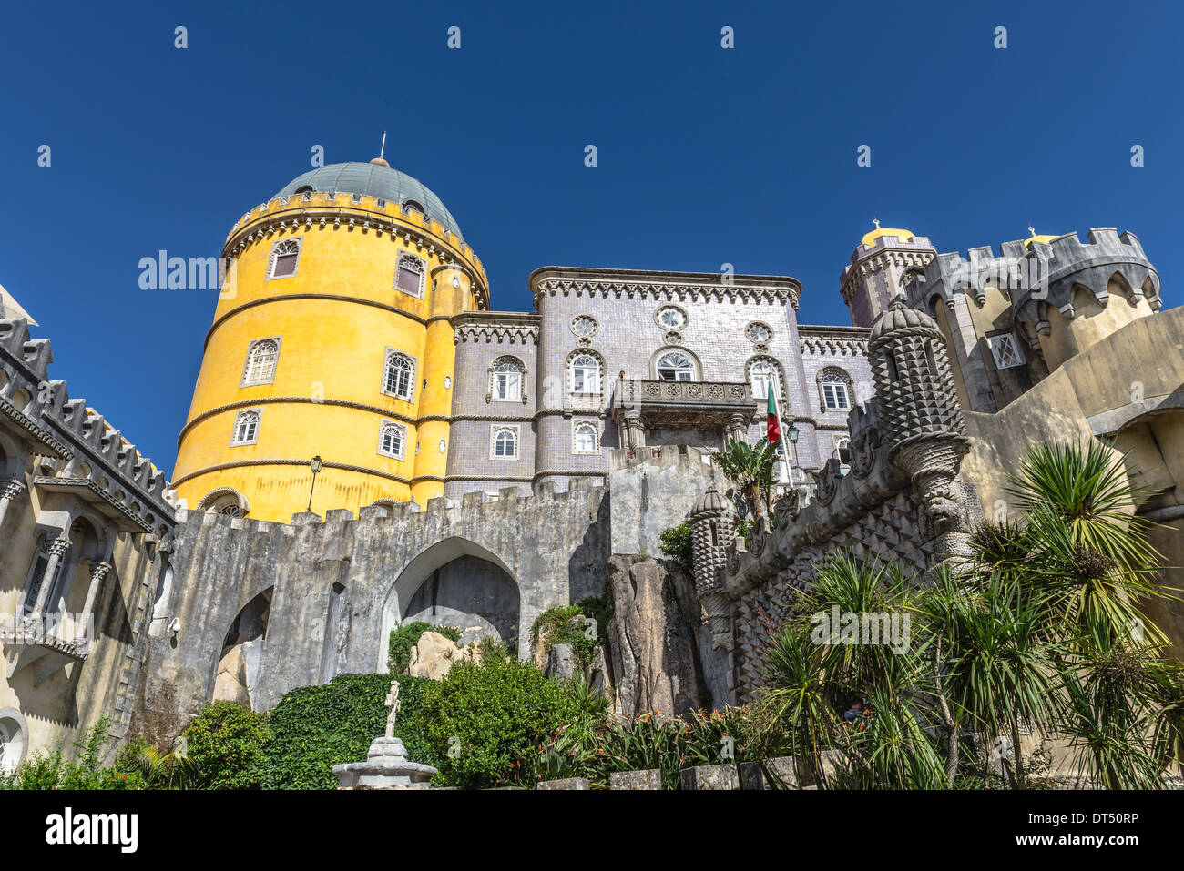 Pena National Palace (Palacio da Pina) in Sintra, Portugal Stockfoto