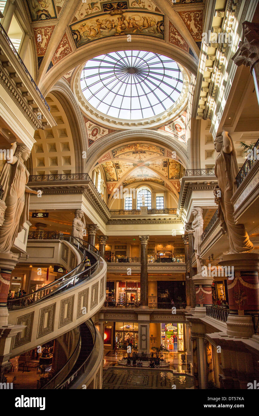 Shopping Mall Caesars Palace Las Vegas Nevada Usa