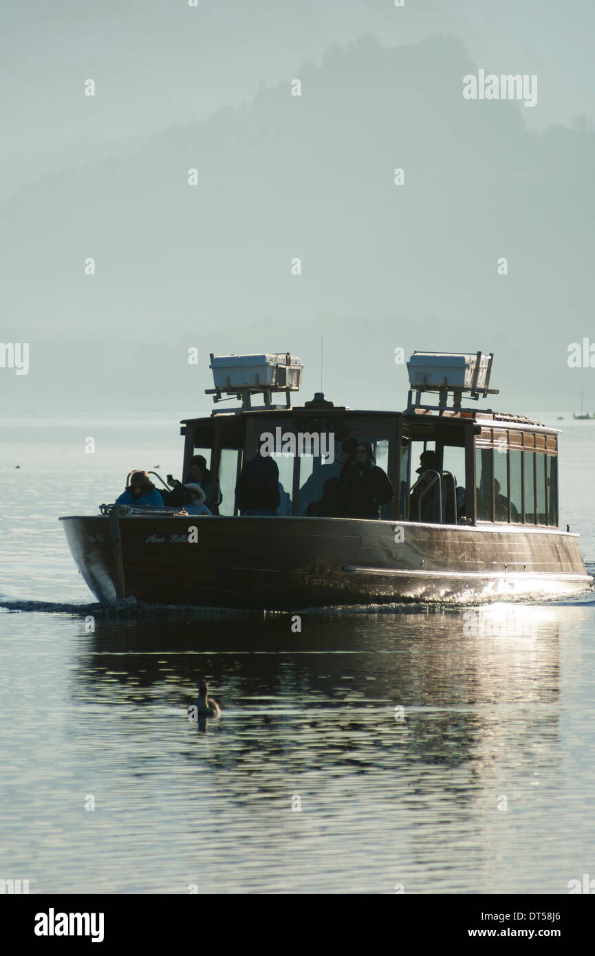 Einer der Passagiere starten am Derwent Water, Keswick, Lake District Stockfoto