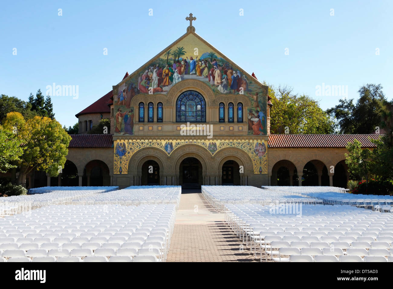 Mission Kirche an der Stanford University. Kalifornien, USA Stockfoto